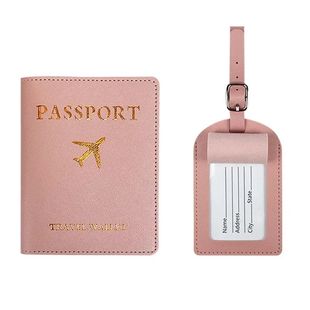 passport Cover Travel Leather Bag Tag Suitcase Acces Luggage