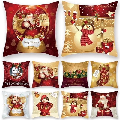 Santa pillowcase Happy New Year 2023 Xmas Gifts  Christmas D