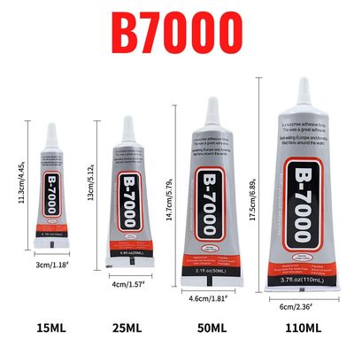 15ML 25ML 50ML 110ML B7000 Clear Contact Phone Repair Adhesi