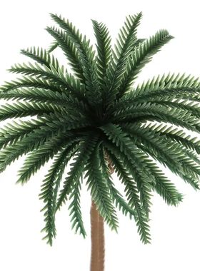 5Pcs New Plastic Coconut Palm Tree Miniature Plant Pots Bons