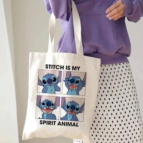 Stitch Tote Bags for Women Shopping Bag with Handbag Large-c