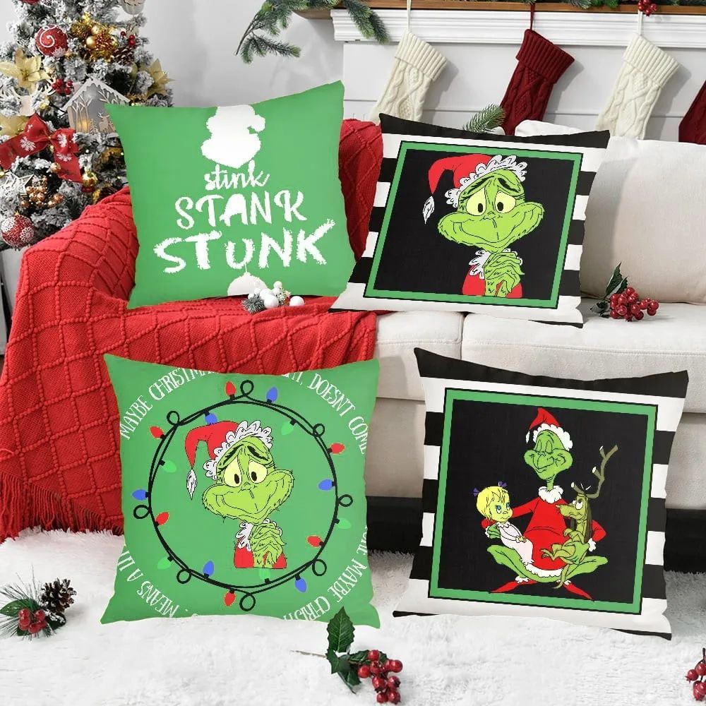 Christmas Decorative Pillowcases Merry Christmas Throw Pillo