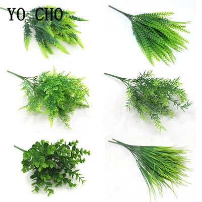 Artificial Plants Plastic Twigs Green Grass Fake Plants Twig