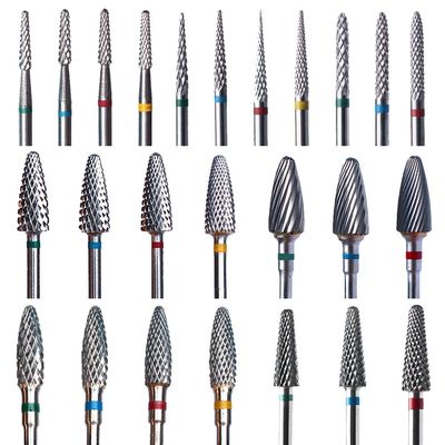 1pc Carbide Tungsten Nail Drill Bit Rotate Burr Milling Nail