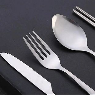 Spoon Fork Steak Stainless with Chopsticks Knife Stora Steel