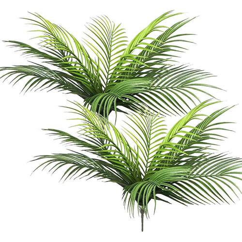 20.47in 9Leaves Artificial Tropical Plants Fake Palm Plant B