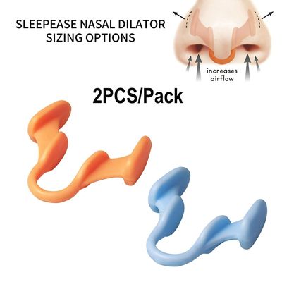 2pcs Mini Stop Snoring Device Silicone Elastic Nose Clip Ant