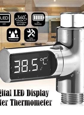 Led Digital Shower Temperature Display Water Thermometer Rea