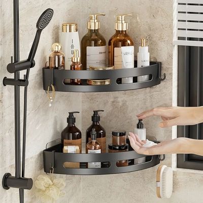 NEW 3/2/1 PCS Adhensive Bathroom Shampoo Holder Shower Caddy