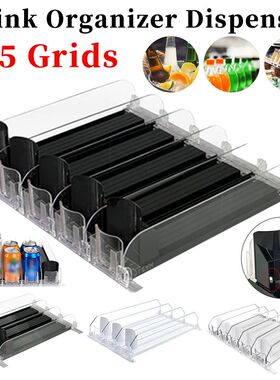 Canned Beverage Push Rack Drink Organizer Dispenser Spring P