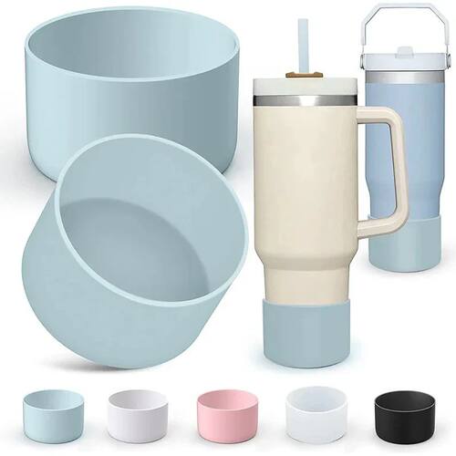 2PCS Silicone Boot Bottom Sleeve Cover for Stanley 40oz Tumb