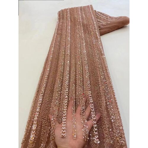 High Quality Nigerian Latest Tulle Lace Fabric With Embroide