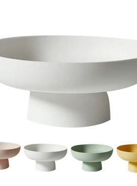 Fruit Dish Round Drain Fruit Basket Modern Style Container f