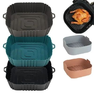 Air Fryer Oven Baking Tray Silicone Tray Fried Chicken Pizza