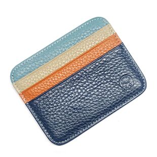 Pocket Bank Stonego Leather Thin Case Card Genuine Credit