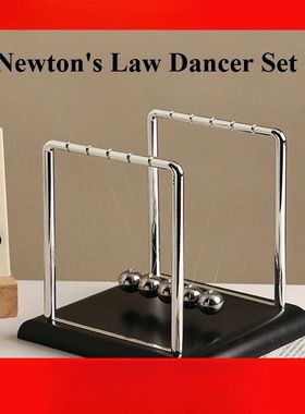Christmas plastic Newton's bump balls, stress-relief pendulu