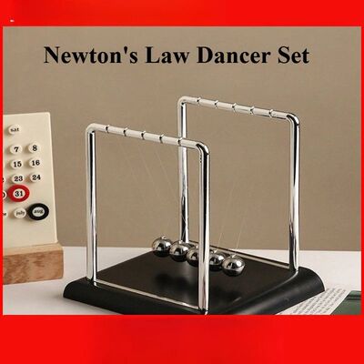 Christmas plastic Newton's bump balls, stress-relief pendulu