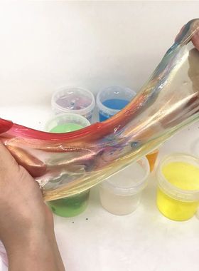 Beautiful Color Mixing Cloud Slime Scented Stress Kids Toy T
