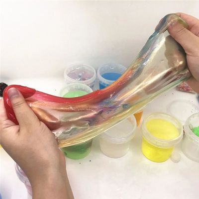 Beautiful Color Mixing Cloud Slime Scented Stress Kids Toy T