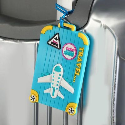 PVC Cute Luggage Tags Travel Creative Suitcase Tags WomenSty