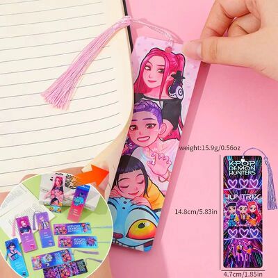 KPop Demon Hunters Anime Bookmarks - Binary Fan Collectibles