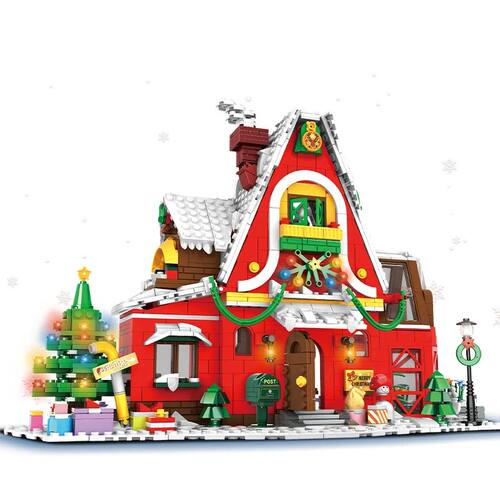 City Creativity Winter Village Christmas House Christmas ART
