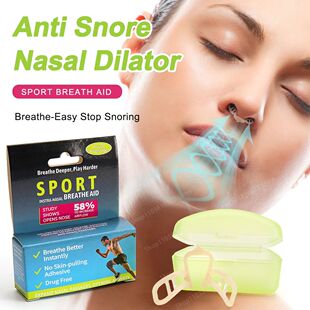 Dilator Stop Clip Snore Spo Nose Nasal Silicone Anti Snoring
