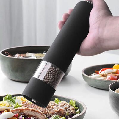 Electric Salt and Pepper Grinder Weed Pepper Mill Spice Herb