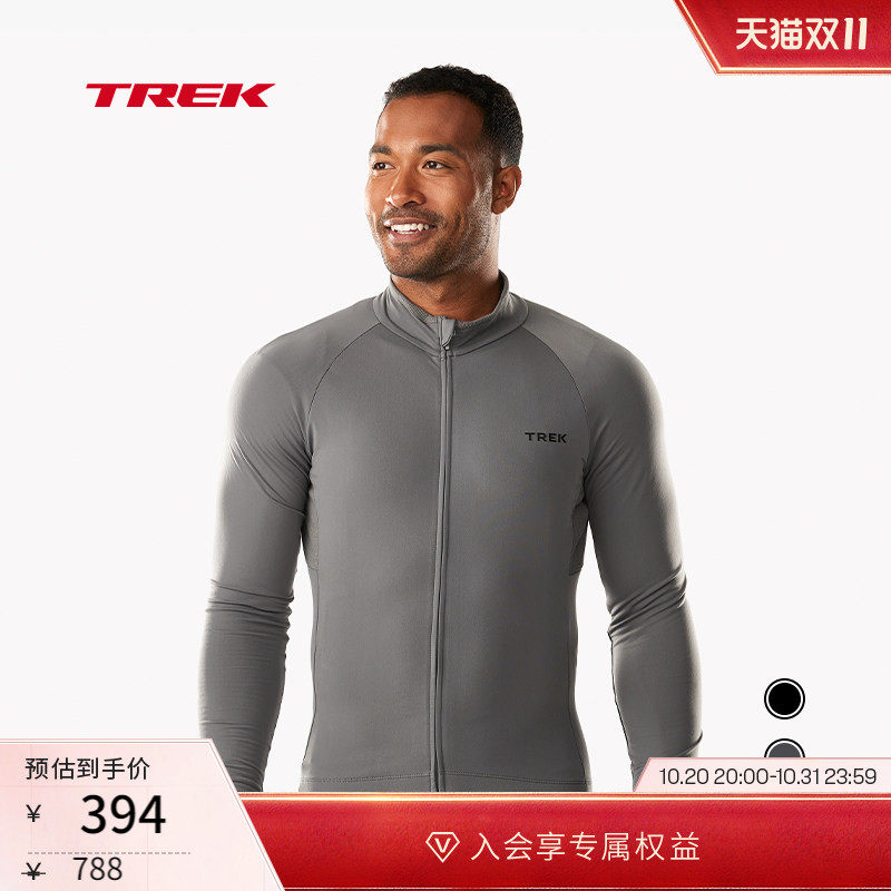 TREK崔克Circuit Thermal男式多功能弹力透气保暖抓绒长袖骑行服