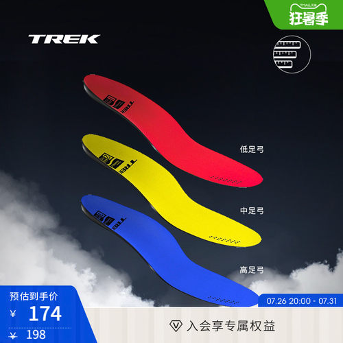 TREK崔克BIODYNAMIC防滑缓压鞋垫