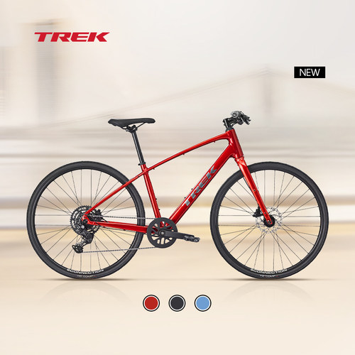 TREK崔克FX2通勤健身平把公路车
