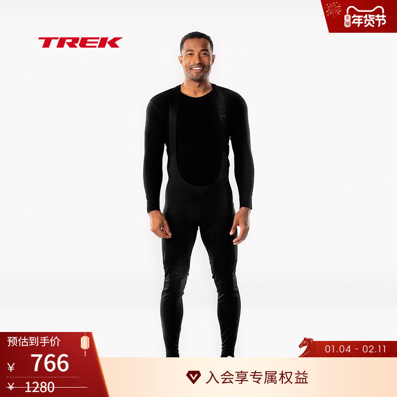 TREK崔克Circuit Softshell防风防水缓震保暖透气软壳骑行背带裤,自行车/骑行装备/零配件,连体骑行服,淘宝优惠券,粉丝福利购,淘宝优惠卷