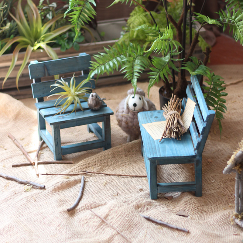 木质凳子造景拍摄道具装饰摆件