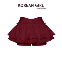 Ballet-style white skirt for women's autumn new style, pure and sensual, puffy cake skirt, petite A-line mini skirt thumbnail 2
