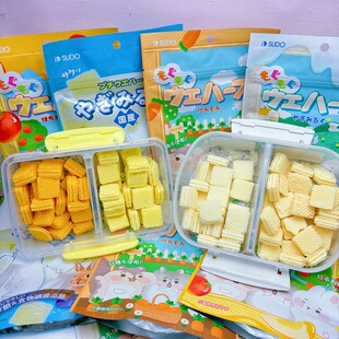 日本Sudo新品 威化饼干羊奶牛奶苹果胡萝卜兔兔仓鼠金丝熊侏儒零食