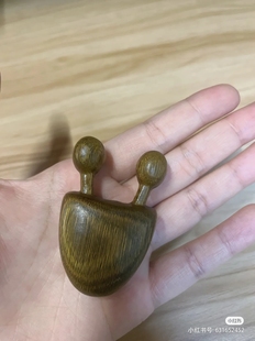 对不起眼睛我才知道！绿檀木小蜗牛眼部按摩器面部刮鼻梁美容梳子