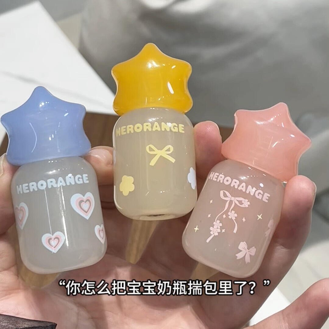 好润 好嫩 就这个星星唇蜜谁懂这个细闪有多好看原相机口红试色