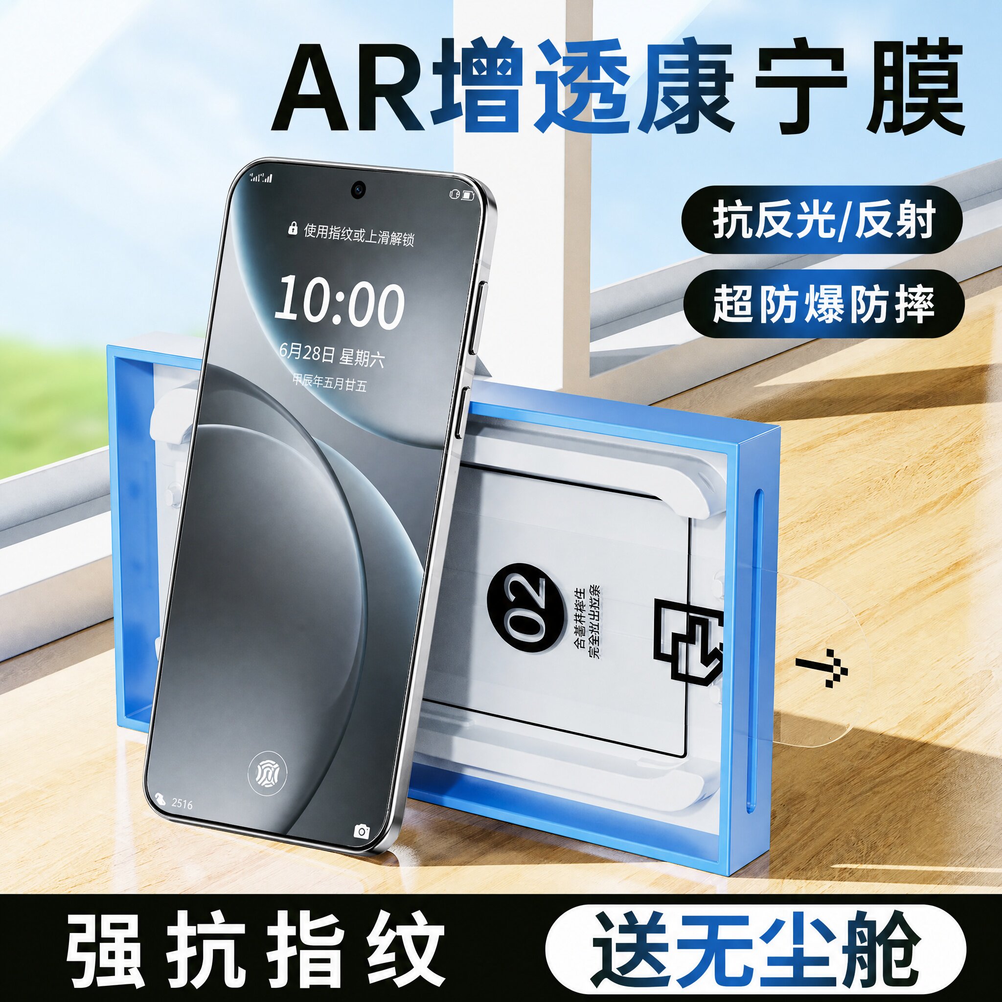 3D热弯AR增透无尘速贴