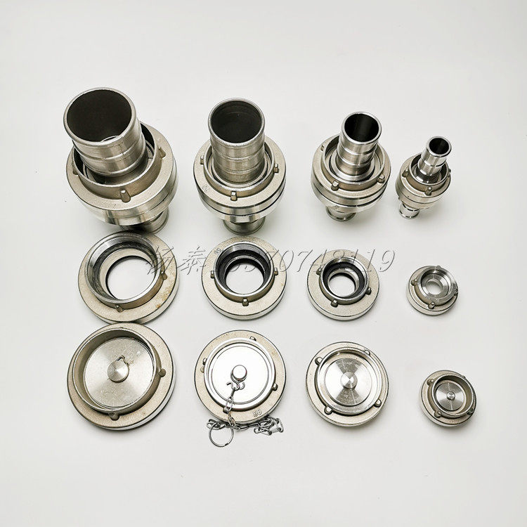 不锈钢消防接口KDKYKM2540506580内扣卡扣接口接头牙扣管牙闷盖