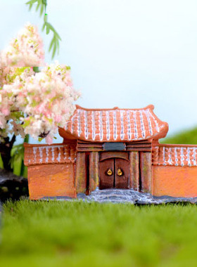 微景观摄影建筑中式风道具摆件