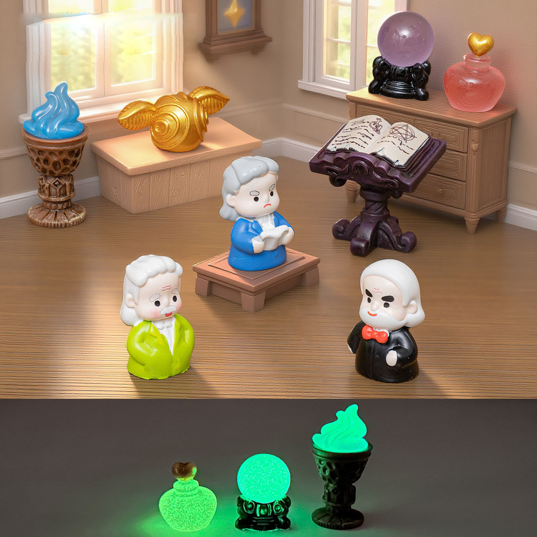 微景观简约创意霍格沃茨水晶球娃娃屋 DIY装饰品迷你桌面小摆件