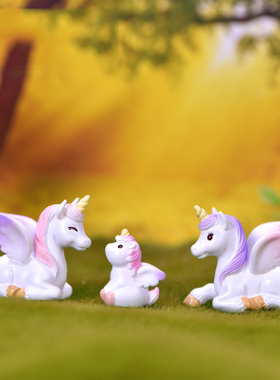 可爱风浪漫星空独角兽卡通动物