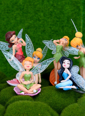 10cm卡通风园艺diy树脂小摆件