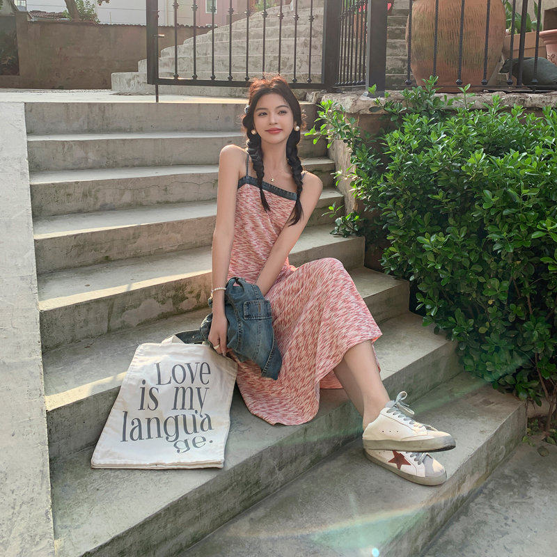 档口优质精品疯狂促销甩卖现货2024夏装新款女装牛仔连衣裙两件套