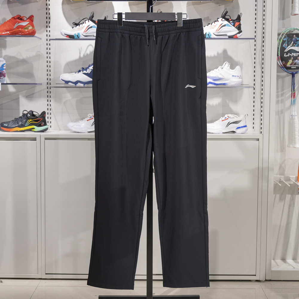 李宁直筒男子加绒保暖运动裤