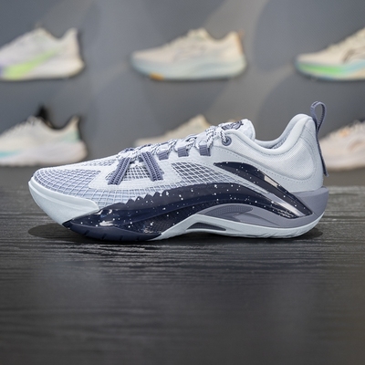 李宁男子减震回弹低帮篮球鞋