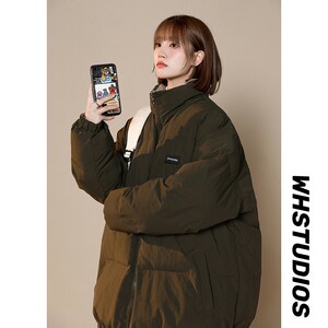 男女2022棉服夹克棉衣两面穿棉外套1404-1-MY9377P100
