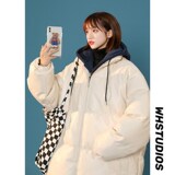 1404-1-9127-p130男女加厚棉衣新款港风中性皮皮外套御寒棉服哦，男装棉衣，星座1404-3