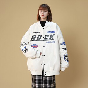 1404-1-9211-p高品质棒球 时尚简约休闲夹克 百搭外套图片