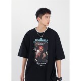1404-2-T036-p30男装新款港风短袖T夏季数码印花体恤情侣bH，男装T恤，星座1404-3